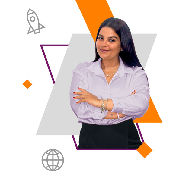 lia, la cofundadora de Lyarte, la agencia de marketing digital